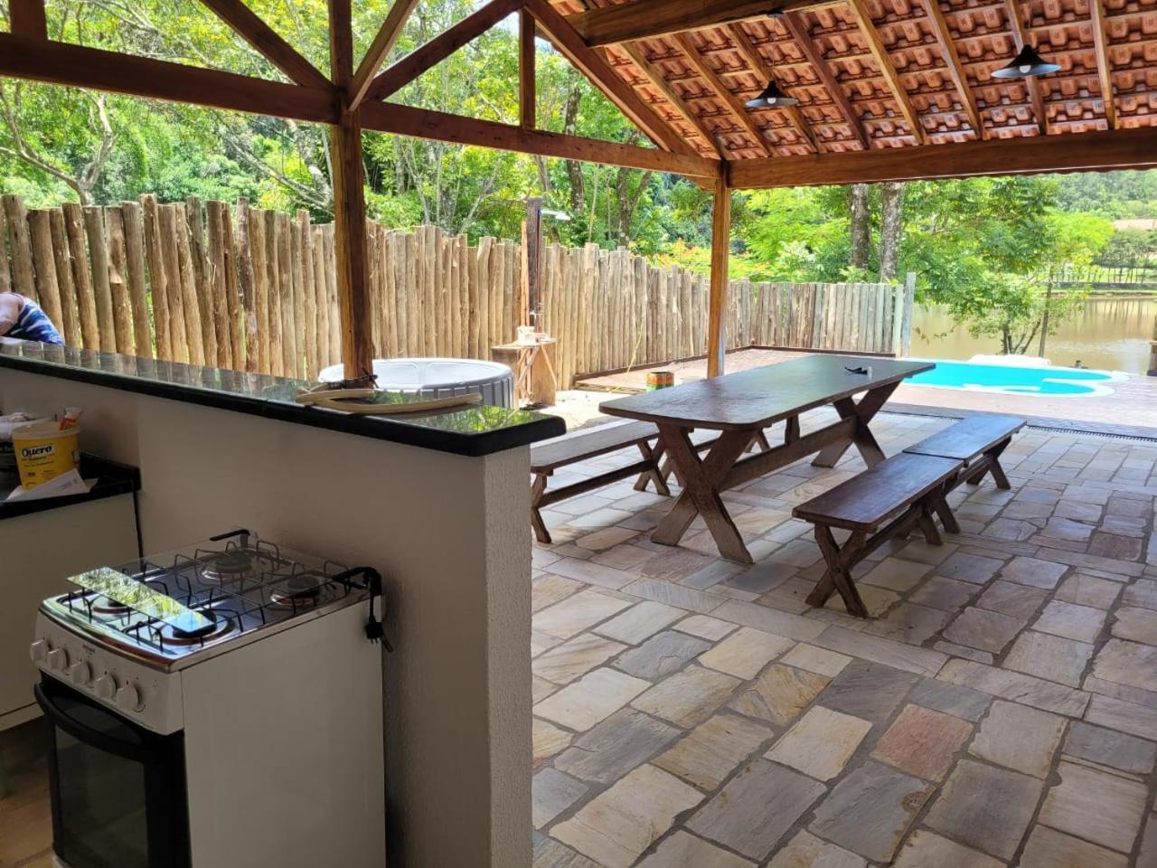 Hotel Fazenda Pintado Na Brasa กัวราเรมา ภายนอก รูปภาพ